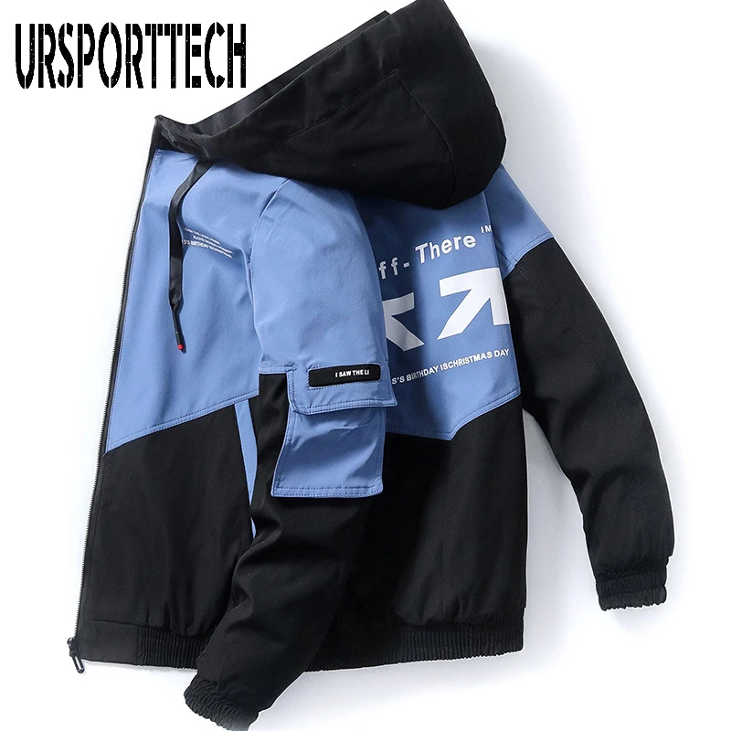 Abrigos y chaquetas con capucha para hombre y mujer, con estampado de moda, cortavientos de calle, abrigo de alta calidad primavera y otoño - AliExpress Ropa de hombre