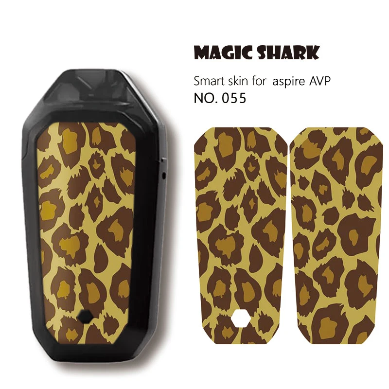 Чехол наклейка Magic Shark с леопардовым принтом стикером джокером фламинго злом ПВХ