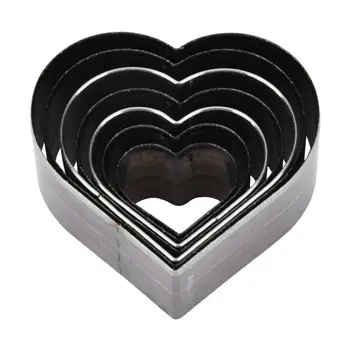 

7Pcs 20-50mm Lovely Heart Shaped Leather Cutting Die DIY Leather Craft Cutting Mold DIY Steel Blade Circle Shaped Cutter Craft