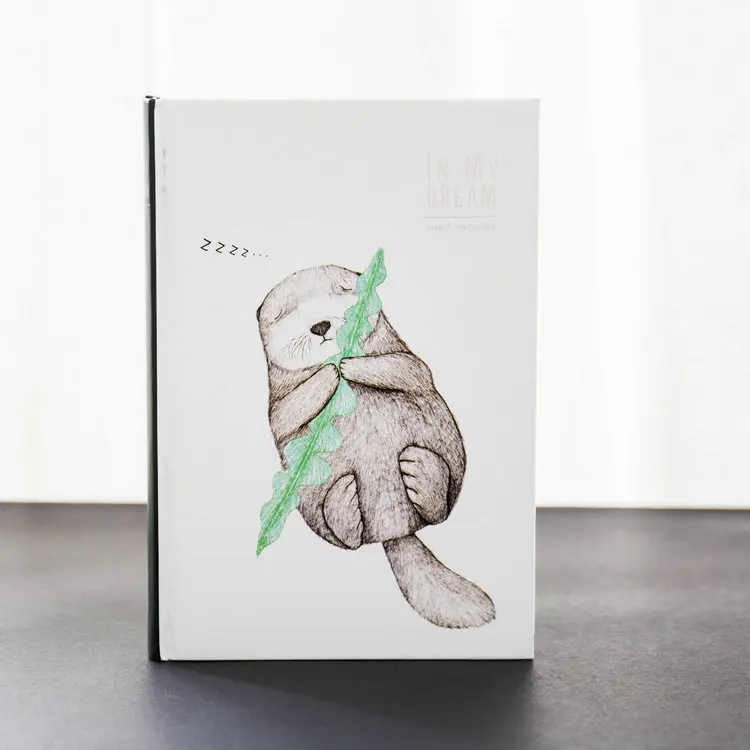 А5 мультяшный блокнот бумажный планировщик Bullet Journal Agenda школьный дневник записная книжка с милым животным в твердом переплете записная книжка для путешественников - Цвет: D