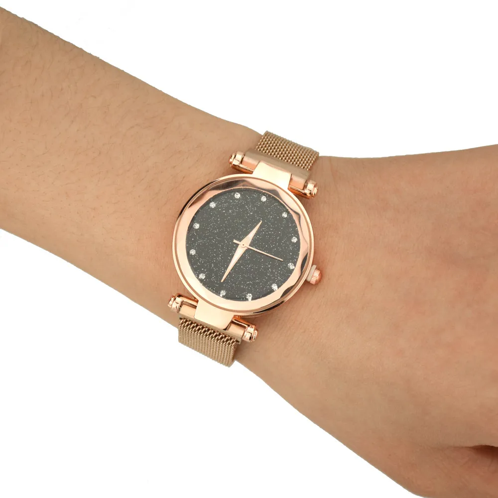 

Luxury Women Watch Stardust Small Watch Magnetic Attraction Watch Steel Strap Quartz Watch Casual Watches Relogio Femino