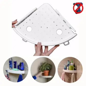 

Corner Bathroom Shelf Storage Shampoo Holder Kitchen Storage Rack Organizer Wall Shelf Bathroom Holder Shelf Shelves Snap Up