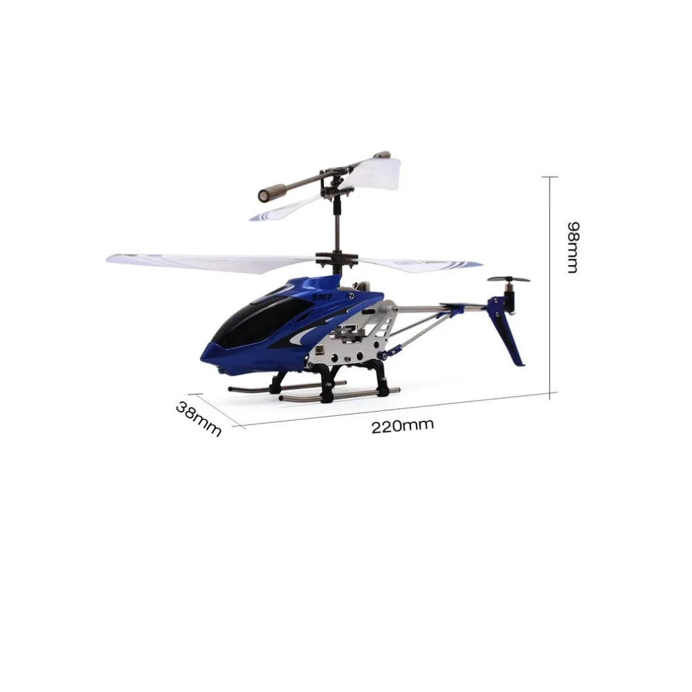 Syma S107G гироскоп металлический инфракрасный радиоприемник 3CH Мини вертолет Радиоуправляемый Летающий Дрон для игрушек подарок RTF