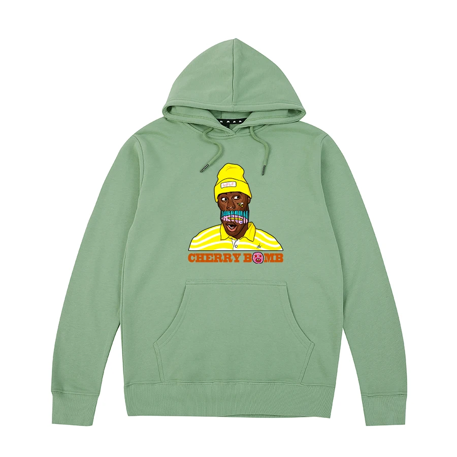 Принадлежности для гольфа cherry bomb Tyler The Creator OFWGKTA кататься на коньках рисунок Frank Ocean Harajuku с цветочным принтом толстовки для мальчиков, свитшот, унисекс для мужчин и женщин