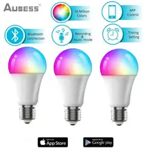 

9W WiFi Smart Light Bulb B22 E27 LED RGB Lamp Music Control Dimmable Function Magic Bulbs Work With Alexa/Google Home IFTTT