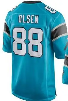 1 Cam Newton JERSEY 59 Luke Kuechly 22 Christian McCaffrey трикотажные изделия - Цвет: Limited jersey