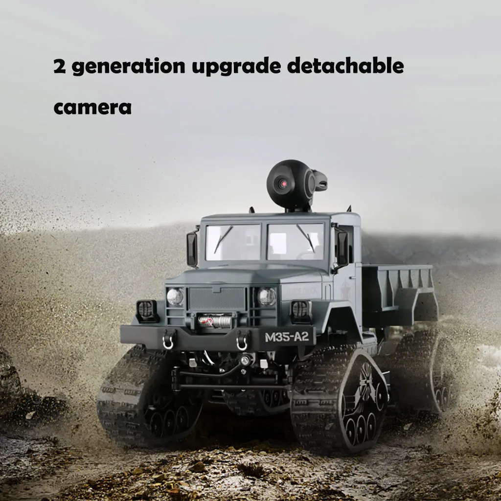 M35-A2 4WD 2,4G wifi FPV грузовик 720P камера RTR автомобиль гусеничный внедорожный настенный альпинистский автомобиль Радиоуправляемый автомобиль 10,28