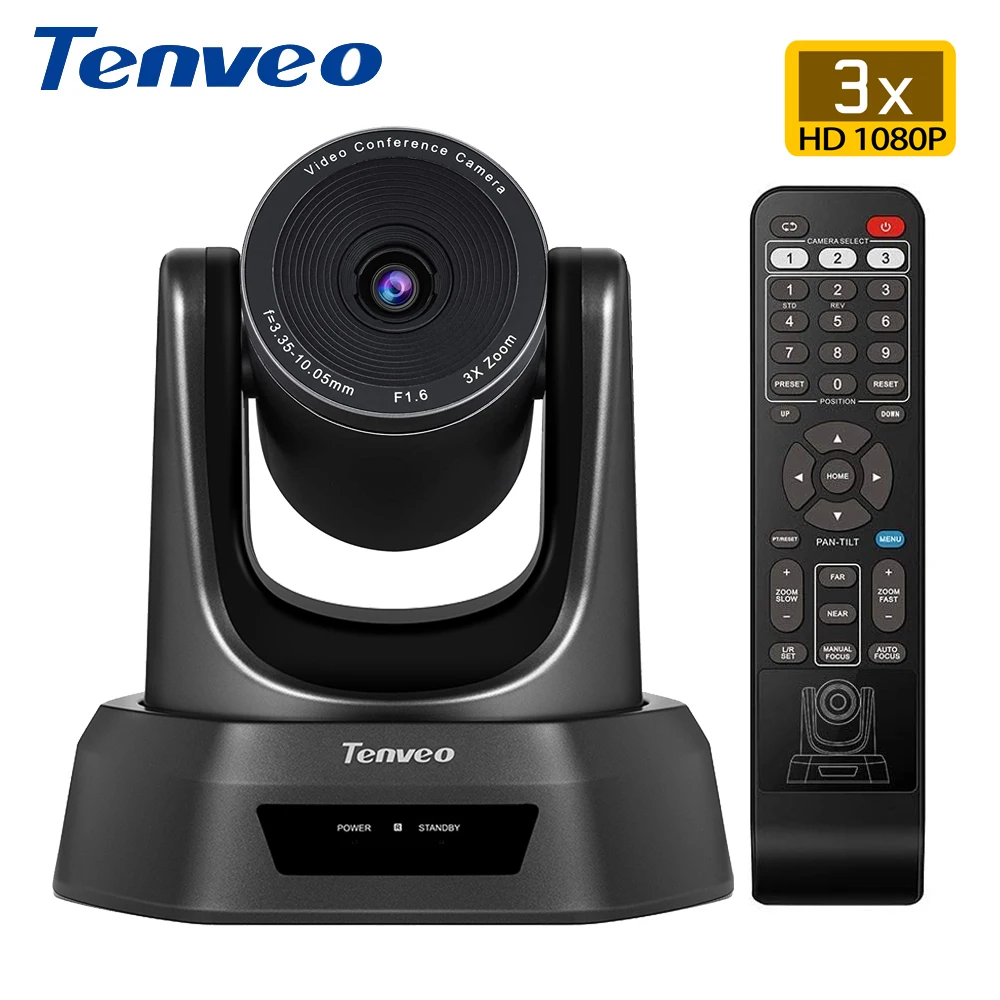 USB PTZ камера Tenveo NV3U 1080P 3x Zoom USB|Камеры видеонаблюдения| |