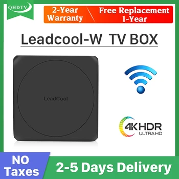 

LeadcoolW TV France Spain Android 7.1 TV box S905W QHDTV 1 Year IP Belgium Netherland Arabic Android TV box no app included