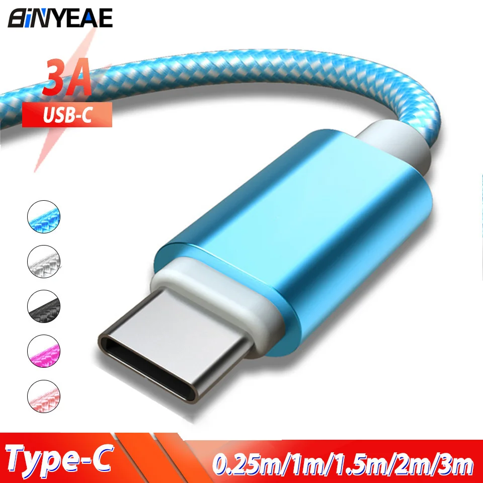 Зарядный кабель USB C 3 м метра для быстрой зарядки и передачи данных типа Samsung Note 10