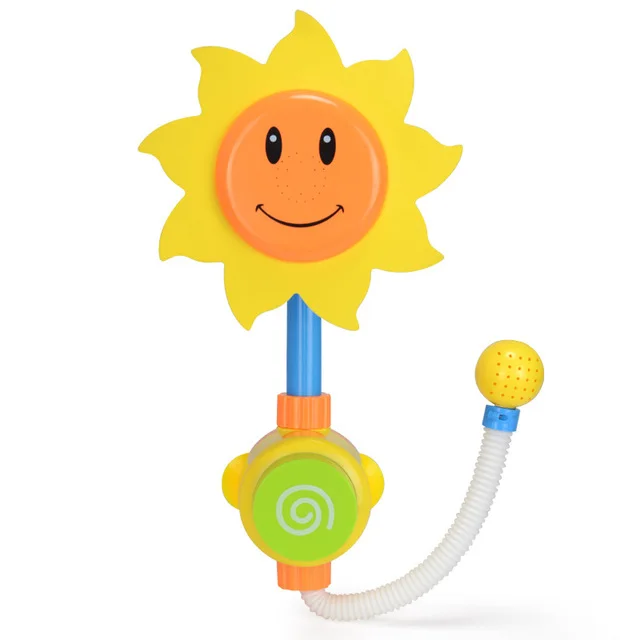 Напольная пузырчатая машина крабы и лягушка музыка детская игрушка для ванной мыло автоматическое устройство для мыльных пузырей детская игрушка для ванной для детей - Цвет: Sunflower No music
