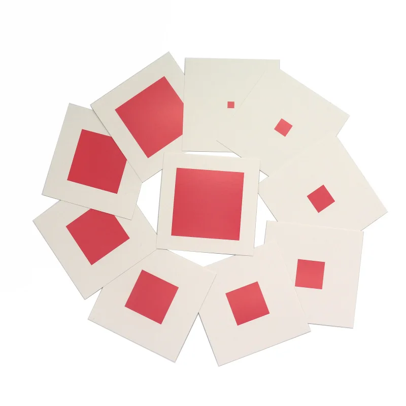 

Montessori 1-9000 digital card paper card pink tower card projection card Montessori's teaching card