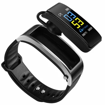

Y3plus Heart Rate Monitor Alarm Clock Bluetooth Headset Detachable Color Screen USB Rechargeable 2 In 1 Fashion Smart Bracelet