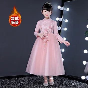 

Sweep tarin Butterflies Flowers Jewel Kids Formal 2019 Custom Made Tulle Covered Back Flower Girl Dresses Blumme Meedchen