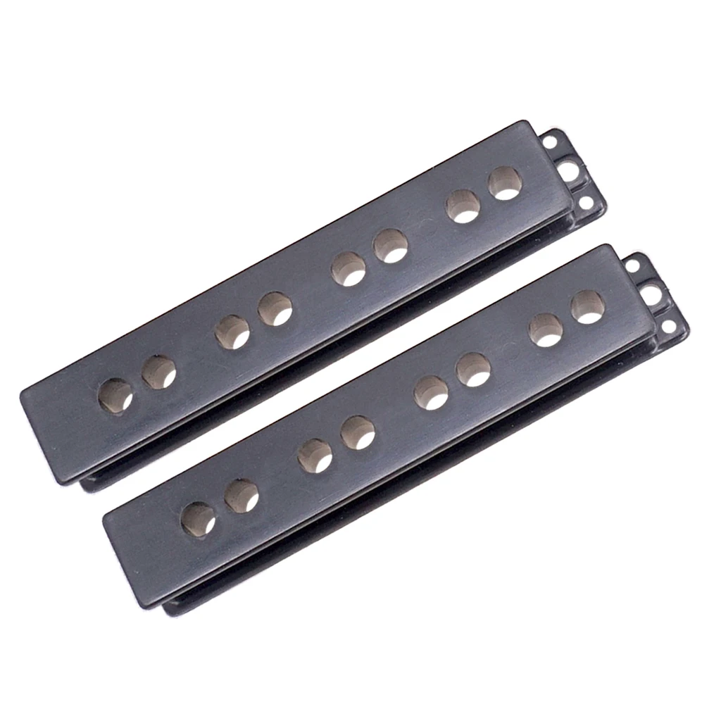 Pack of 2 Open Jazz Bass Pickup Covers Neck&Bridge for JB Bass Guitar Parts