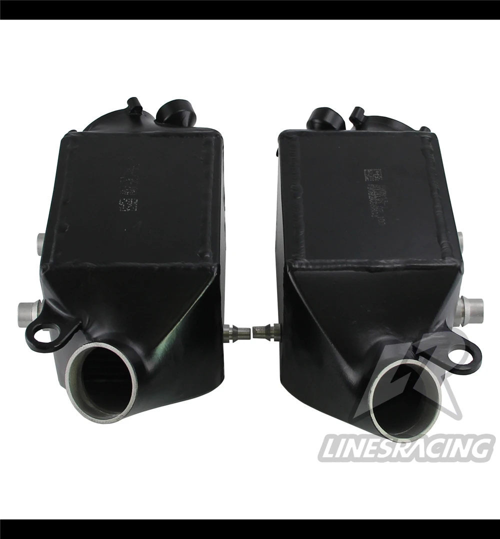 ^*Best Offers Set fit for BMW M5 (F10) & M6 (F06/12/13) Black/silver Twin Charge-Air-Cooler