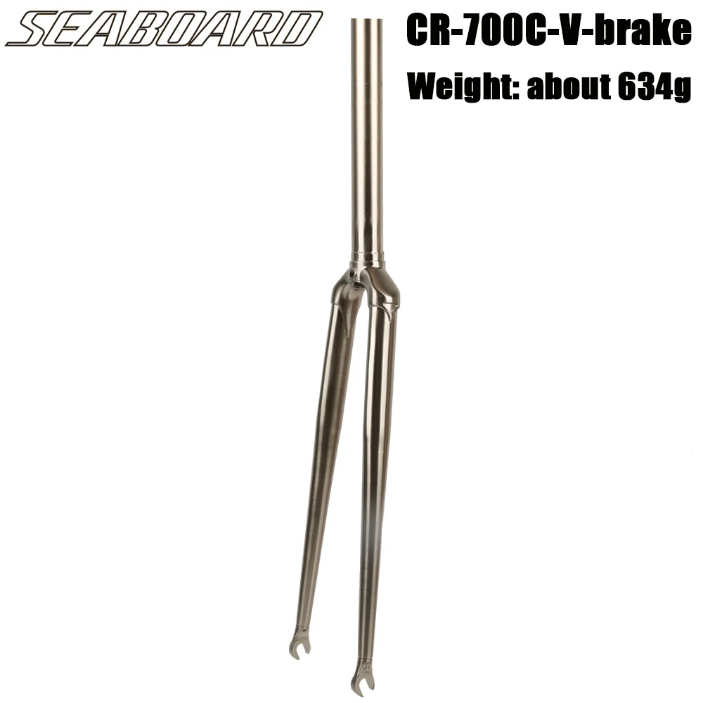 TSUNAMI CR01 Seaboaro CX01 Road Bicycle 700C Front Fork Silver