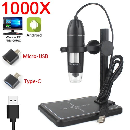WiFi Microscope 1600X 2MP HD USB Handheld Wireless WiFi Electronic Microscope Compatible with Windows/Android/iOS Devices Used for Industrial PCB Checking Jewelry Appraisal WiFi Microscope 1600X 2MP HD USB Handheld Wireless WiFi Electronic Microscope Compatible with Windows/Android/iOS Devices Used for Industrial PCB Checking Jewelry Appraisal