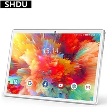 SHDU – tablette Android 10.1 de 10 pouces, avec écran trempé de 10.0 pouces, Google Play, 4G, WiFi, Bluetooth, GPS, pour appels téléphoniques, 2 go + 32 go