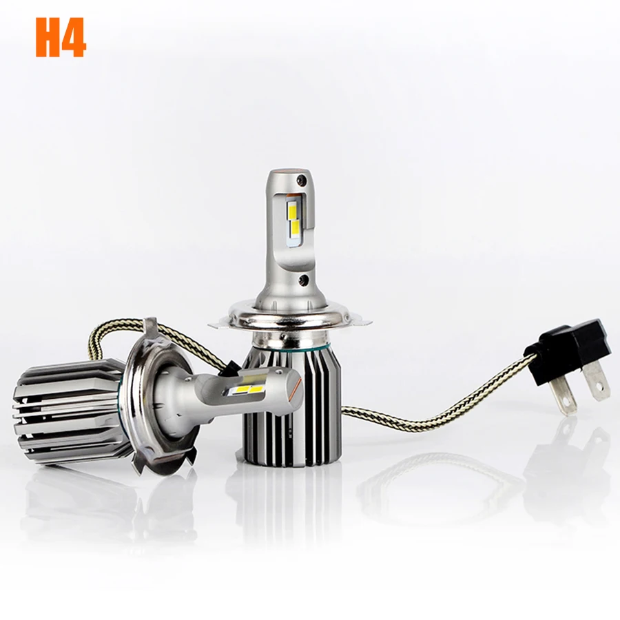Супер яркий U6 H1 H4 H7 светодиодный головной лампы для автомобилей фара для внедорожника лампы H8 H11 туман светильник HB3 9005 HB4 6500 K, 12 В/24 в пост Универсальный