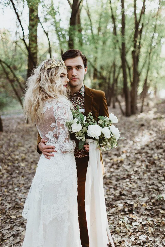 Vivian's Bridal Boho Spot Lace свадебное платье, милое, высокое, низкое, передняя молния, Tiere, слой, разрез, половина рукава, Пляжное свадебное платье