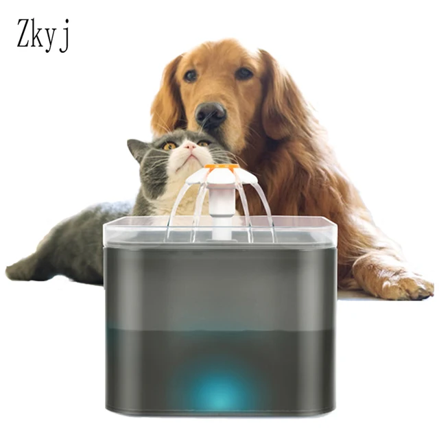 Automatic Pet Water Drinking Dispenser Fountain With LED Level Display  1