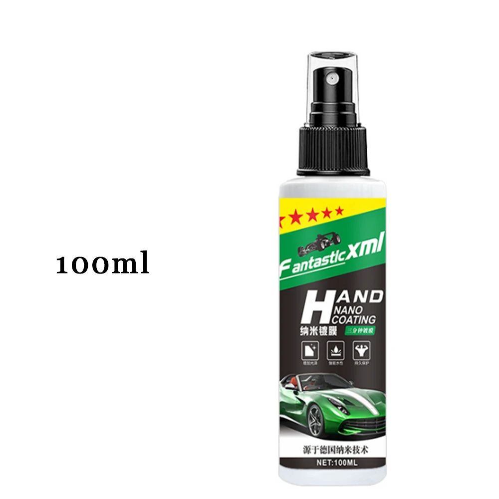 Spray Ceramic Car Top Coating Sealant Repellent Nano Glass Polishing Plated Crystal Liquid Hydrophobic Coating Waterproof Agent adam polishes Paint Care & Polishes