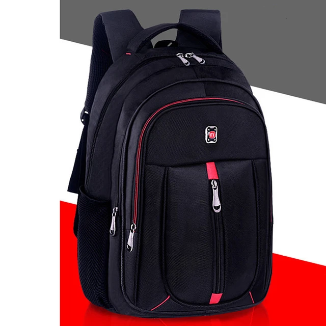 Mochila de tela Oxford para hombre, bolsa de ordenador para