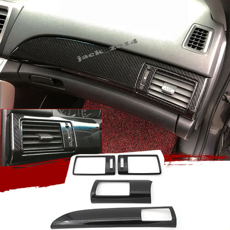 

4PCS Carbon Fiber ABS Instrument Panel Trim For Honda Accord 9th 2014 2015 2016 2017