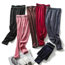 Sfit, женские двухслойные бархатные зимние женские теплые леггинсы, эластичные, с высокой талией, плюс бархат, плотные, тонкие, для йоги, бега, брюки