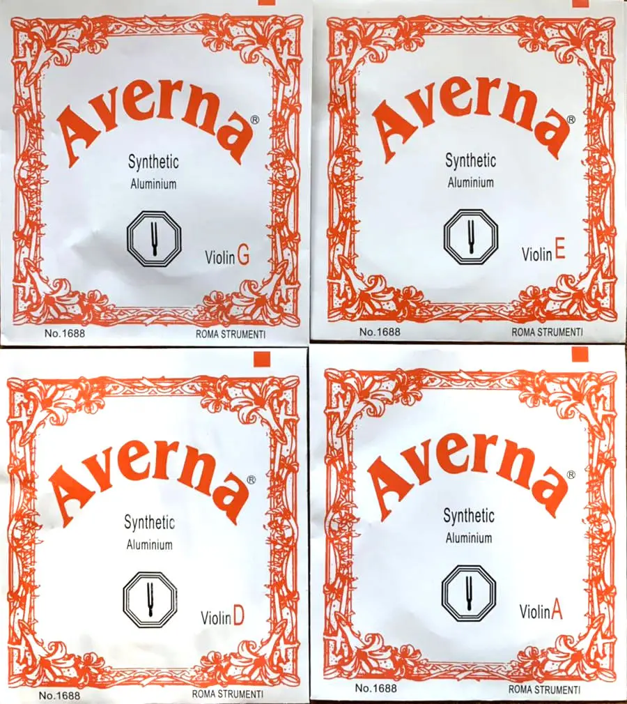 

1 Full Set Violin Strings!Synthetic aluminum Strings 4/4,3/4,1/2, 1/4, 1/8
