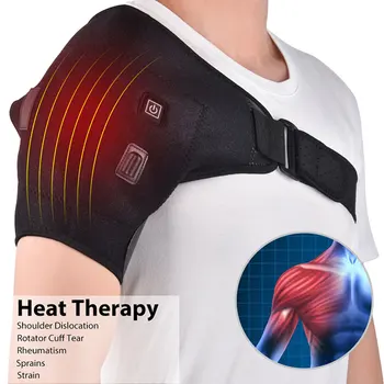 

Electric Heat Therapy Shoulder Adjustable Shoulder Heating Pad for Frozen Shoulder Bursitis Tendinitis Shoulder Brace Tool