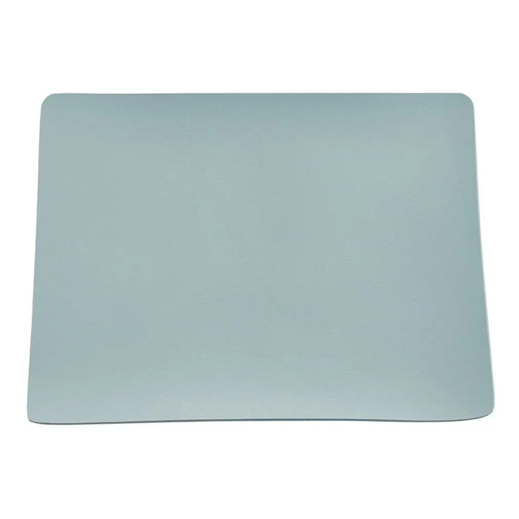 

Solid Color Simple Leather Desk Pad Small Mouse Pad PU Leather Waterproof Pad Cute Mouse Pad Leather Mat Single side