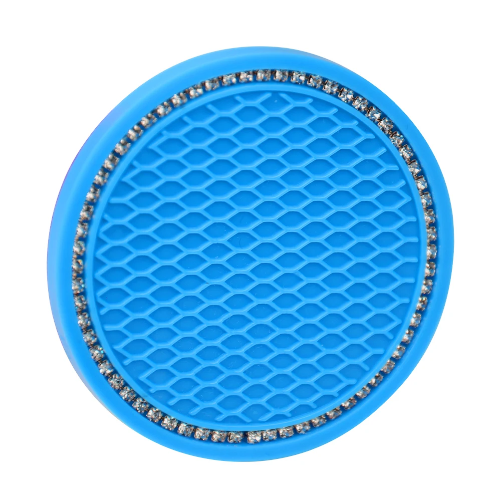 Vehicle Car Coasters Cup Holder Silicone Anti Slip Dog Paw Coaster Mat Auto Accessories 6 Colors cup holder coasters car coaster pads