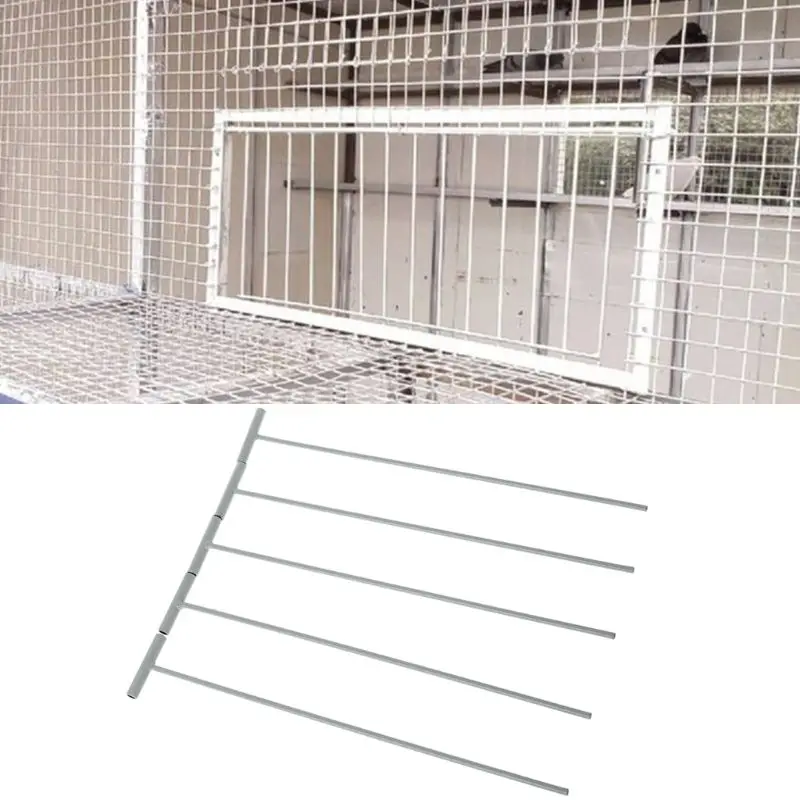 Bird Racing Pigeon Cage Door Iron Wire Entrance Wire Trap Door Curtai 5pcs pigeon door