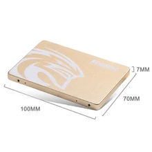 KingSpec ssd 480gb Большая емкость 2," SATA SATA3 Золотой металлический чехол HDD 512GB твердотельный накопитель для планшетного настольного ноутбука pos-машины