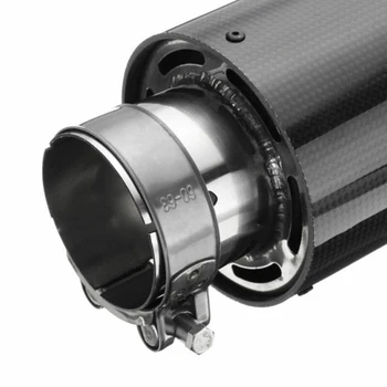 

1pc Exhaust Pipe Outlet 4In Black Car Exhaust Muffler Tip Pipe Universal