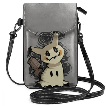 

Pikachu Shoulder Bag Pikachu Leather Bag Slim Multifunctional Women Bags Crossbody Street Women Pattern High quality Purse