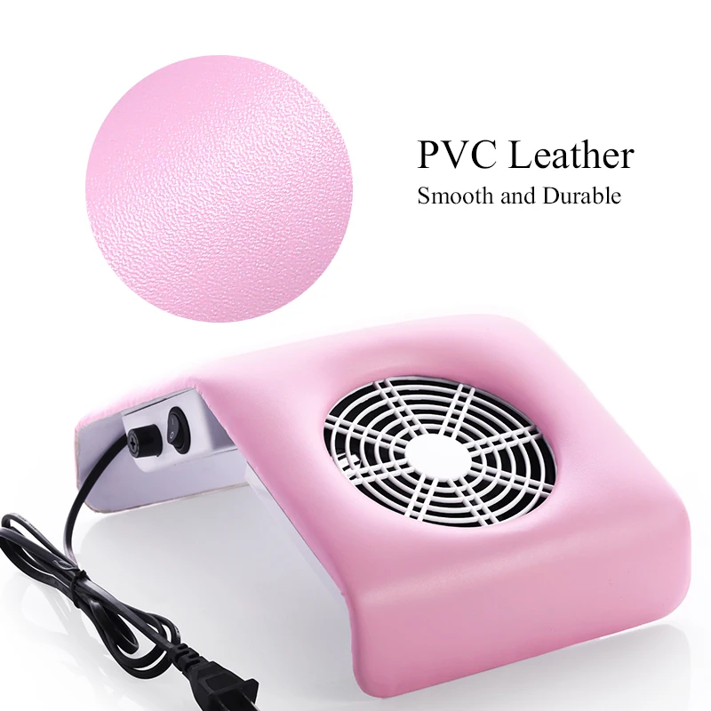 Billige 40 30W Nagel Staub Collector mit Fan Rosa Weiß Nagel Saug Staub Kollektor Elektrische Nagel Bohrer Maschine Reinigung nail art Werkzeuge
