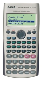 

Casio FC-100V calculator pocket calculator financial Grey