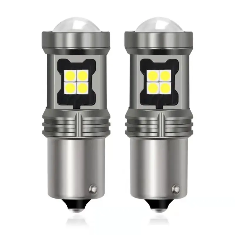 2 шт. T20 W21W 7440 светодиодный 3030 15SMD W21/5 Вт 7443 1156 P21W BA15S PY21W BAU15S 1157 BAY15D 3156 3157/оборудование