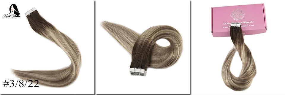Полный блеск Balayage цвет омбер человеческие волосы на ленте для наращивания 20 шт 50 г блонд коричневый лента для наращивания машина сделано remy