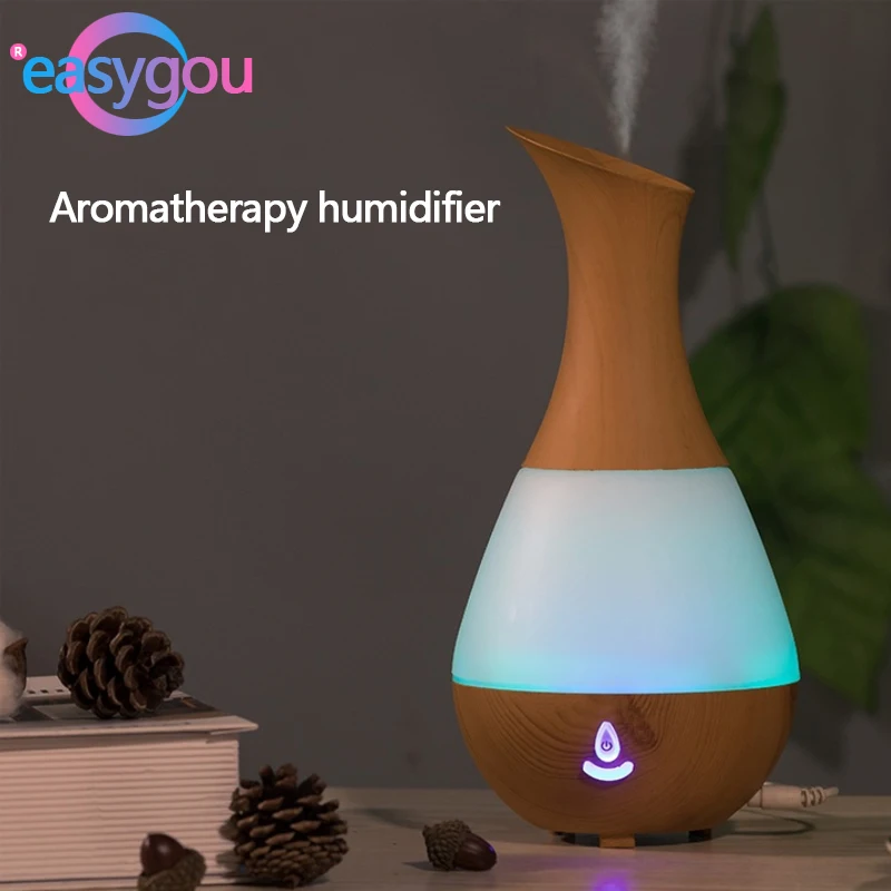 

Water Drop Leaf Essential Oil Air Humidifier 235ml 7 Colour Lamp Home Office Scented Diffuser Humidifier Mute Mist Maker