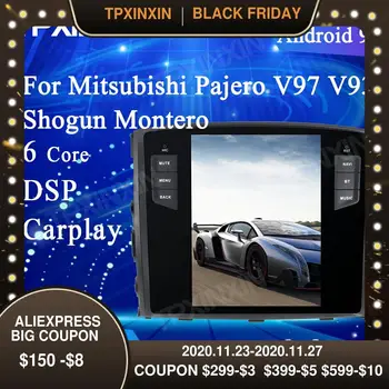 

128G Android 9.0 For MITSUBISHI PAJERO V97 V93 Shogun Montero 2006-2017 6Core Car GPS Navigation Head Unit Multimedia Player DSP