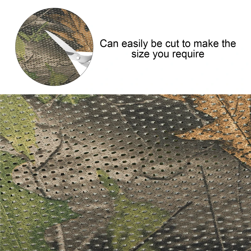 Quiet Camouflage Netting Hunting Duck Blinds Cover Bird Watching Shooting Outdoor Photography Camo  Mesh Cloth Shelter 2