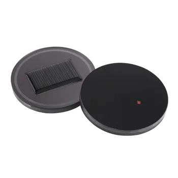 

2 pcs Car Truck Solar Energy Cup Holder Bottom Pad LED Light Cover Mouldings Trim