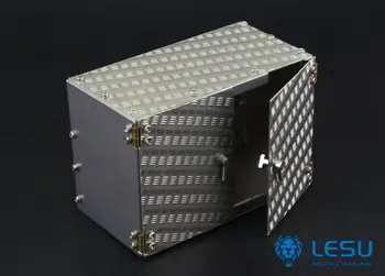 

UK Stock LESU Simulation Metal Tool Box for TMY 1/14 RC Tractor Truck Trailer TH02298-SMT2
