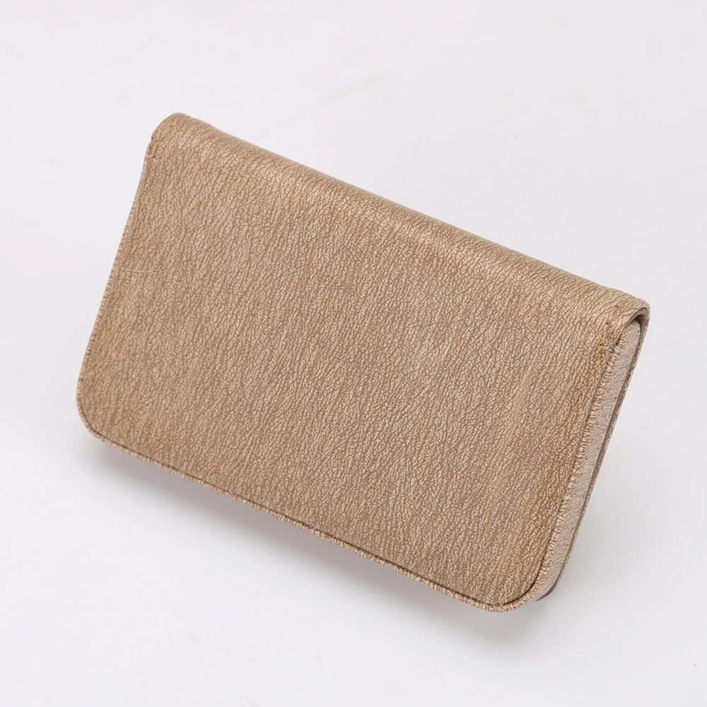 New Men Money Clip Card Holder Protector Leather Wallet Card Holder Pop-up Anti-theft Bank PU Business Cards Case Woman 812