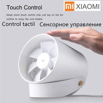 

Original Xiaomi Mijia Vh Mini Fan Portable Usb Desk Fan Super Quite Touch Control Metal Frame Dual Motor Drivers Ultra Quiet