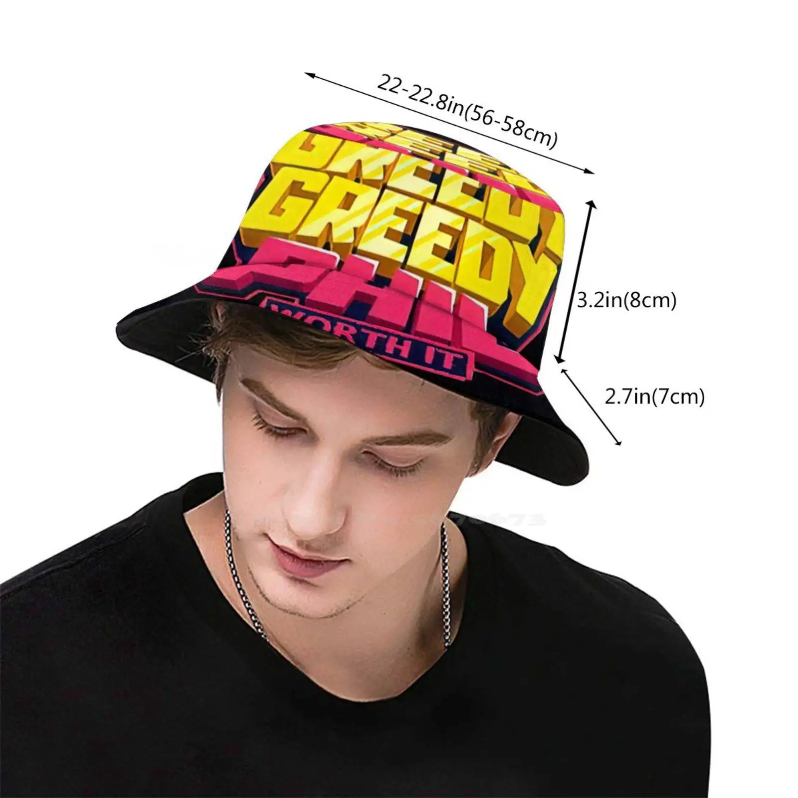 Topi Bucket Hat Panama Lipat Serakah 